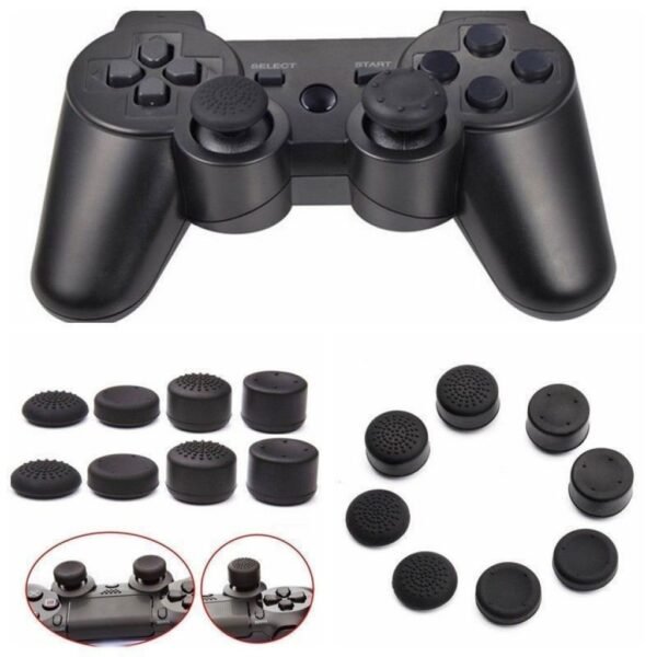 Thumbstick Fps Grip Analogo Joystick Para Ps4 Xbox One Set 8 Unidades Negro