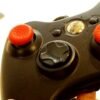 Par Protectores Silicona de Stick Para Controles Analogos Ps4 Xbox One Xbox360 Ps3 Blanco