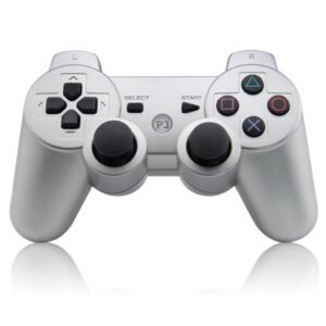Joystick Inalambrico Compatible Con Ps3 Plata