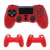 Funda Protector de Silicona Para Joystick Ps4 Rojo