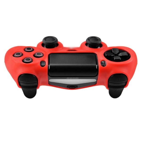 Funda Protector de Silicona Para Joystick Ps4 Rojo