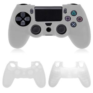 Funda Protector de Silicona Para Joystick Ps4 Blanco