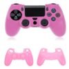 Funda Protector de Silicona Para Joystick Ps4 Rosa