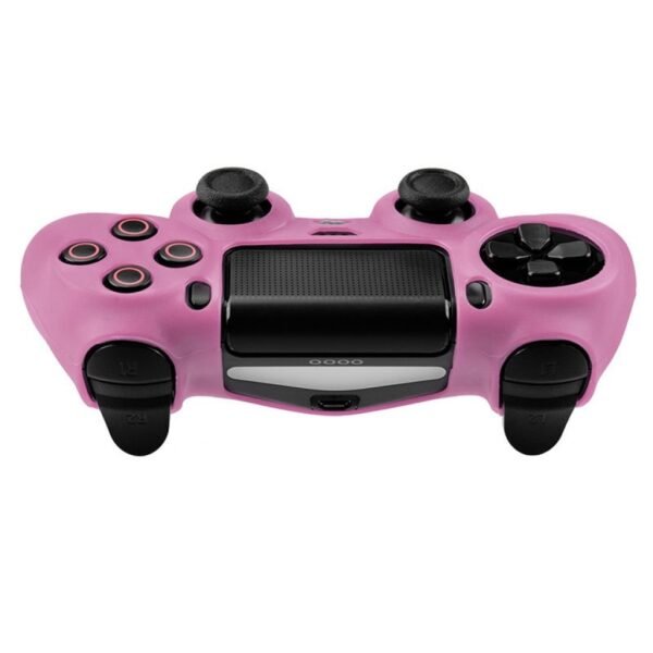 Funda Protector de Silicona Para Joystick Ps4 Rosa