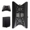 Soporte Doble Fan y Hub Usb 2.0 de 3 Puertos Para Ps4 Pro