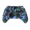 Funda Protector Silicona de Joystick Para Xbox One Camuflado Azul