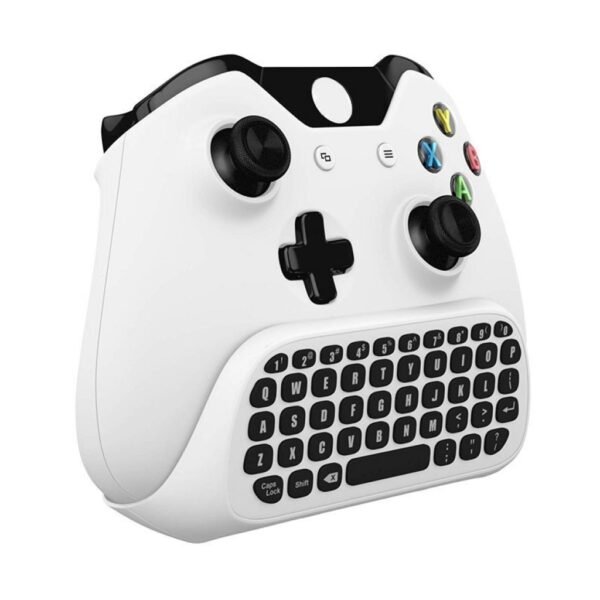 Chatpad Teclado Inalambrico de Joystick Para Xbox One S Slim y Series S|X Blanco