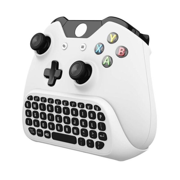 Chatpad Teclado Inalambrico de Joystick Para Xbox One S Slim y Series S|X Blanco