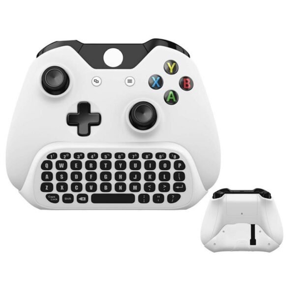 Chatpad Teclado Inalambrico de Joystick Para Xbox One S Slim y Series S|X Blanco