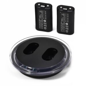 Base de Carga Dual Circular Con 2 Baterias Recargables Para Xbox Serie S / X y One
