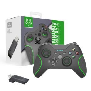 Joystick Inalambrico Recargable Para Xbox Series S / X One Ps3 y Pc Negro