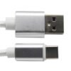 Cable de Carga Usb-c 3 Metros Reforzado Para Joystick Ps5 Blanco