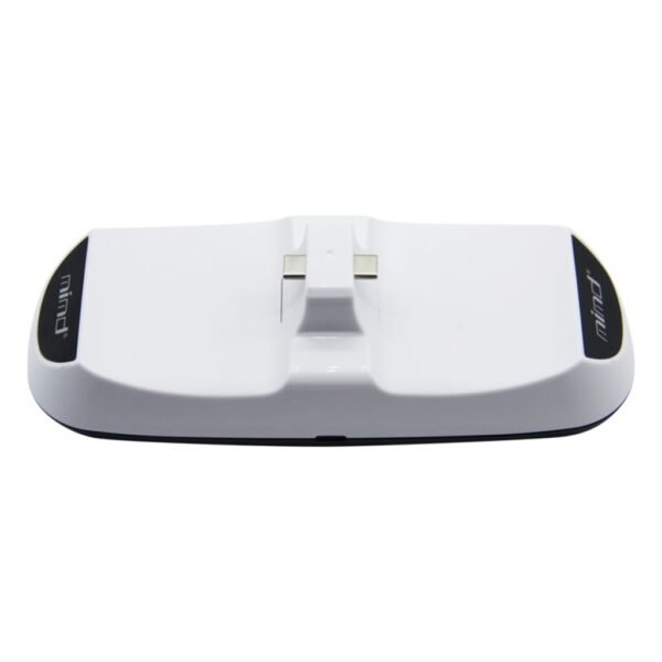 Base Carga Horizontal Dual de Joystick Control Mando Para Ps5 Blanco