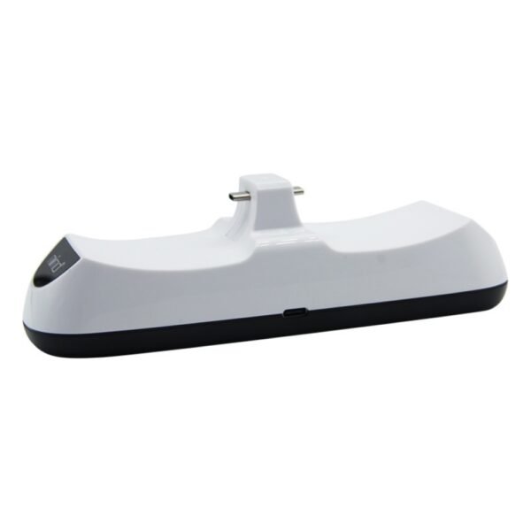 Base Carga Horizontal Dual de Joystick Control Mando Para Ps5 Blanco