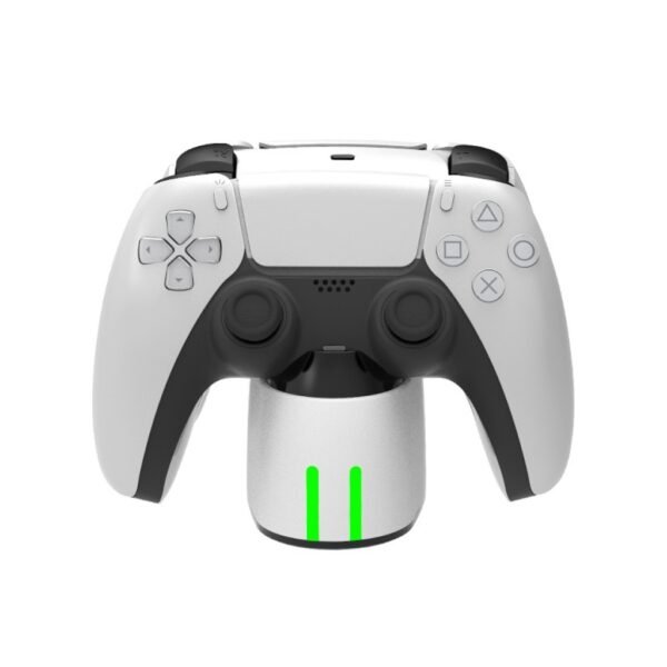 Base de Carga Dual Por Puerto Inferior Del Joystick Para Ps5 + Fuente