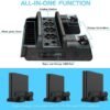 Base Carga Ventilacion y Soporte Juegos Para Ps4 Slim Pro V3