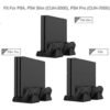 Base Carga Ventilacion y Soporte Juegos Para Ps4 Slim Pro V3