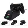 Base Con Imagen Indicadora de Carga Joystick Puerto Usb Inferior Para Ps4