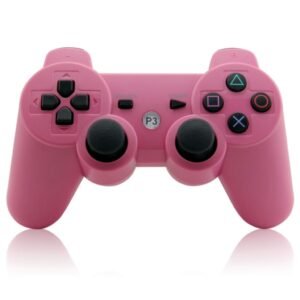 Joystick Inalambrico Compatible Con Ps3 Rosa