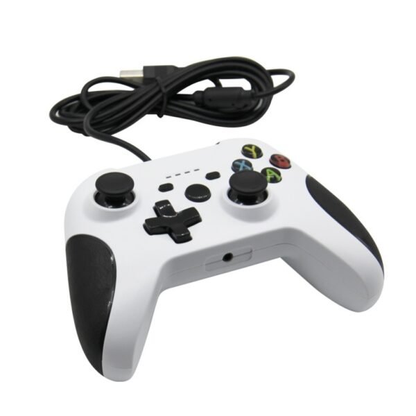 Joystick Cableado Para Xbox One Xbox Serie S / X y Pc Blanco