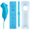 Joystick Compatible Wiimote Con Motion Plus + Nunchuk Celeste