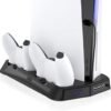 Base de Ventilacion Almacenamiento y Carga Joystick Para Ps5