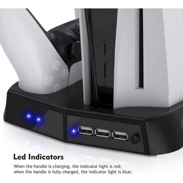 Base de Ventilacion Almacenamiento y Carga Joystick Para Ps5