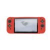 Funda protector silicona cubre consola y controles para Nintendo Switch rojo