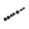 Carcasa Joystick Inalambrico Para Ps4 Negro V4