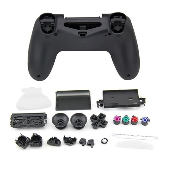 Carcasa Joystick Inalambrico Para Ps4 Negro V4