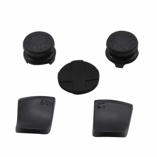 Extención Gatillos L2 y R2 y Analogos de Apuntado + Cruceta de Joystick para Ps5 Negro