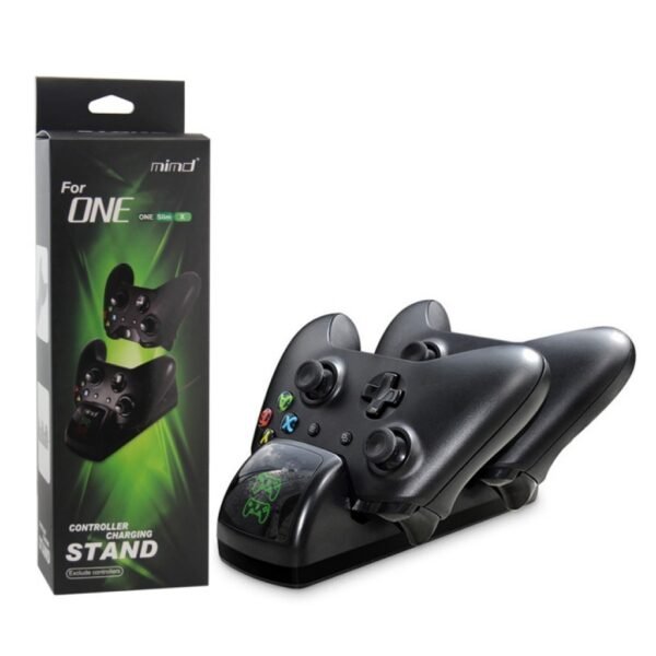 Base de Carga + 2 Baterias Recargables 1200mha Para Xbox One / Slim / X