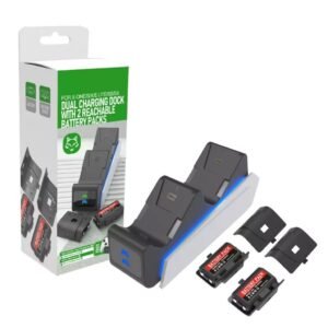 Base de Carga Doble Con 2 Baterías Para Xbox One y Series S|X