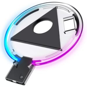 Base Con Luces Tira Led Rgb Gamer Para Consola Ps5