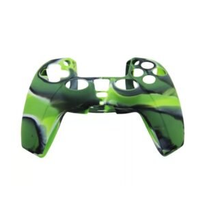 Funda Protector de Silicona Para Joystick Ps5 Camuflado Verde