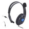 Auriculares MONOAURAL con micrófono acolchados para PS5 PS4 Xbox Series y SWITCH