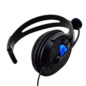 Auriculares MONOAURAL con micrófono acolchados para PS5 PS4 Xbox Series y SWITCH