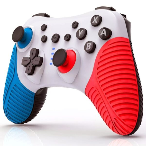 Joystick Inalambrico 3 En 1 Para Nintendo Switch Pc Ios y Android Rojo y Azul