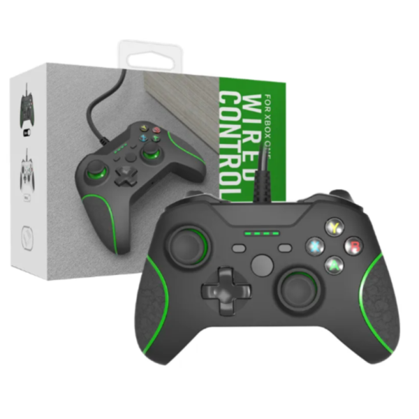 Joystick Cableado Para Xbox One Xbox Serie S / X y Pc Negro