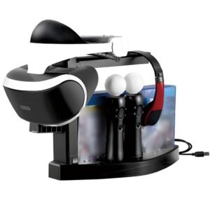 Soporte Base de Carga Compatible Con Ps Vr Joystick para Ps4 y Move