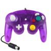 Joystick Control Mando Para Game Cube y Wii Violeta Transparente