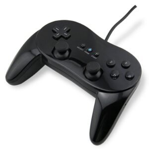 Joystick Control Clasico Classic Controller Para Wii Negro