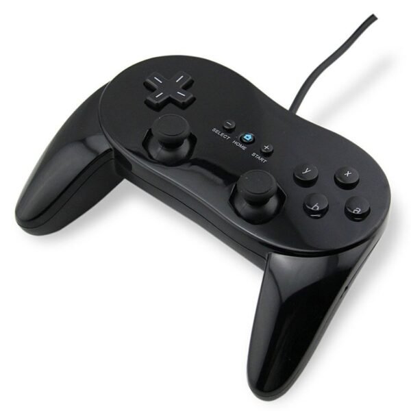 Joystick Control Clasico Classic Controller Para Wii Negro