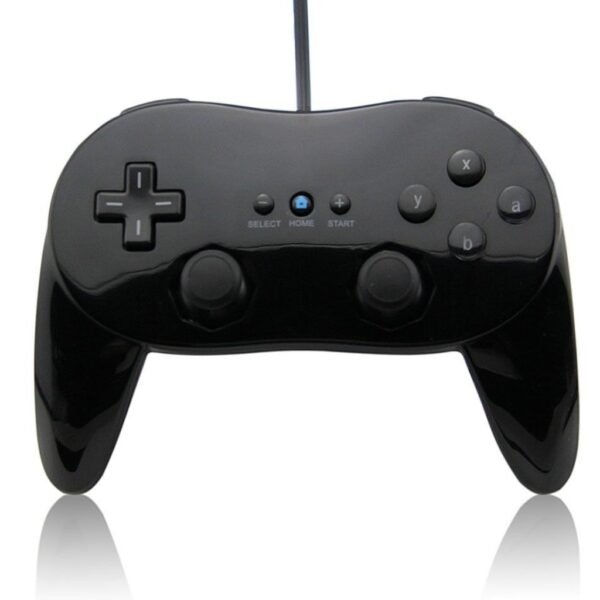 Joystick Control Clasico Classic Controller Para Wii Negro