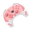 Joystick Inalambrico Recargable Para Nintendo Switch Dog Rosa