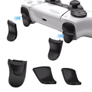 Extención Botones Gatillos L2 y R2 de Joystick para Ps5 Negro