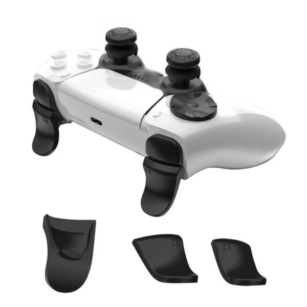 Extención Gatillos L2 y R2 y Analogos de Apuntado + Cruceta de Joystick para Ps5 Negro