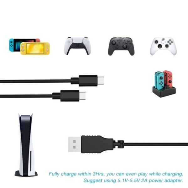 productos34_15806.jpg Cable de Carga Usb-c Doble Para Joystick Ps5