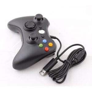 Joystick Control Mando Cableado Compatible Para Xbox360 y Pc Negro