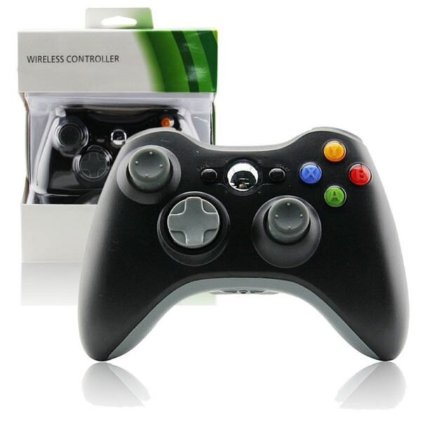 Joystick Inalambrico Compatible Para Xbox360 Negro